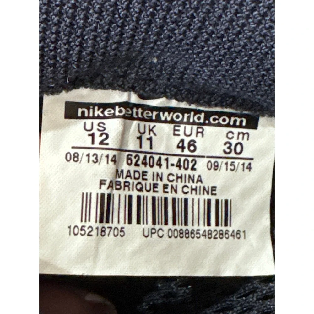 NO BOX Nike Air Foamposite Pro Hyper Cobalt Black Teal 624041-402 Mens Size 12